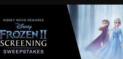 Disney Movie Rewards Frozen 2 Screening Sweepstakes