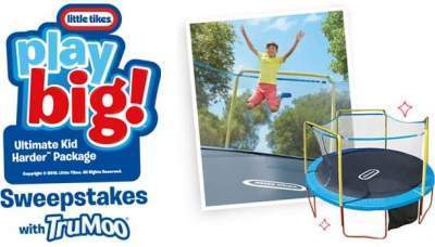 TruMoo Little Tikes Play Big Kid Harder Sweepstakes