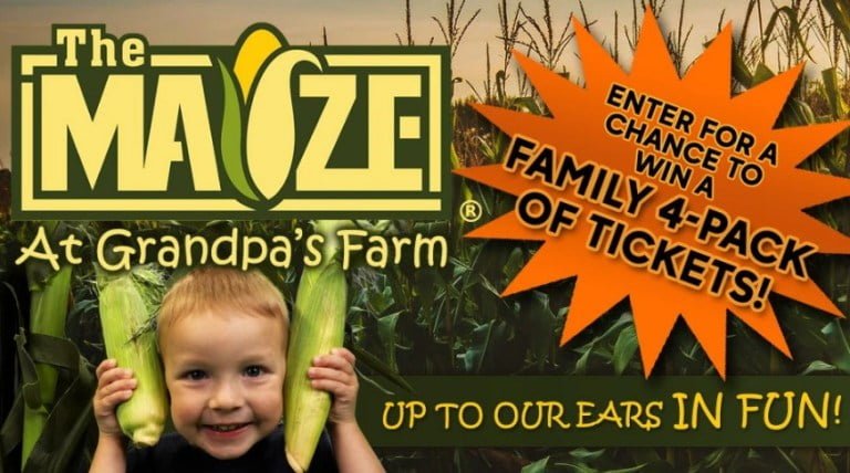 Corn Maze Sweepstakes – Win Tickets