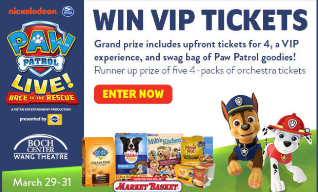 Paw Patrol Live Race To The Rescue Sweepstakes – Win Tickets