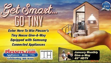 Plessers Get Smart Go Tiny Giveaway - Win Home