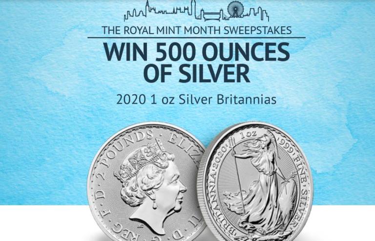 APMEX And Royal Mint Month Sweepstakes – Win Cash Prizes