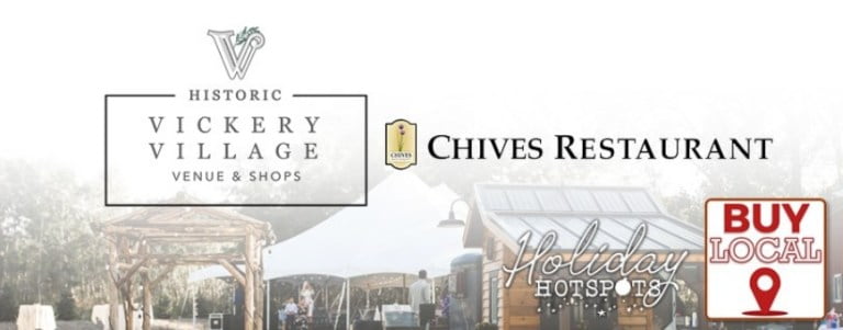 Chives Vickery Village Holiday Hotspots Giveaway – Win Gift Card