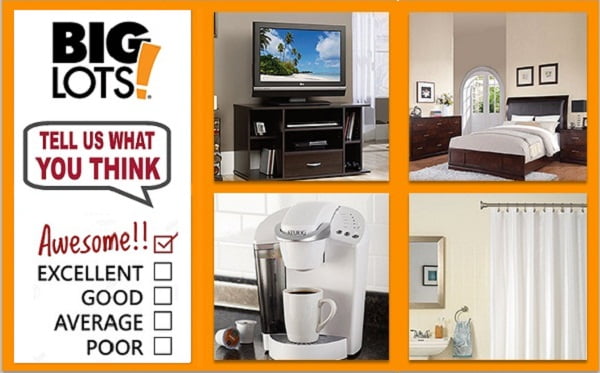 Big Lots Guest Experience Survey Sweepstakes - Win Gift Card