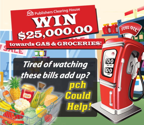 PCH.Com $25000 Gas Groceries Giveaway