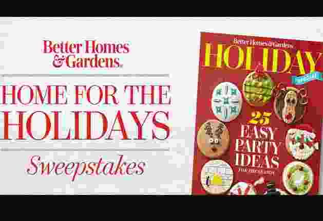 BH&G Home for The Holidays Sweepstakes - Win Gift Card