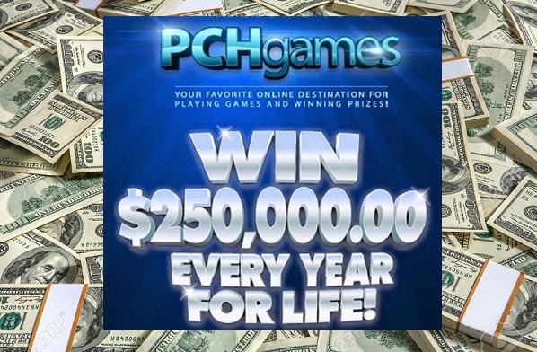 PCH $250000 A Year For Life Superprize Giveaway - Win Cash Prizes