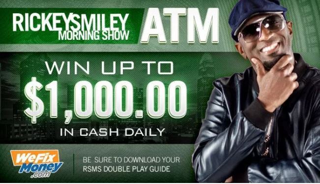Rickey Smiley ATM Contest - Win Cash Prizes