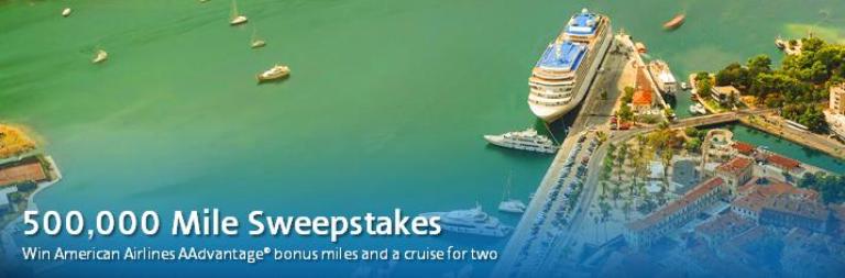 American Airlines 500000 Miles Sweepstakes - Win Cash Prizes