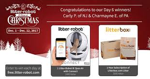 Litter Robot 12 Days of Christmas Sweepstakes - Win Gift Card