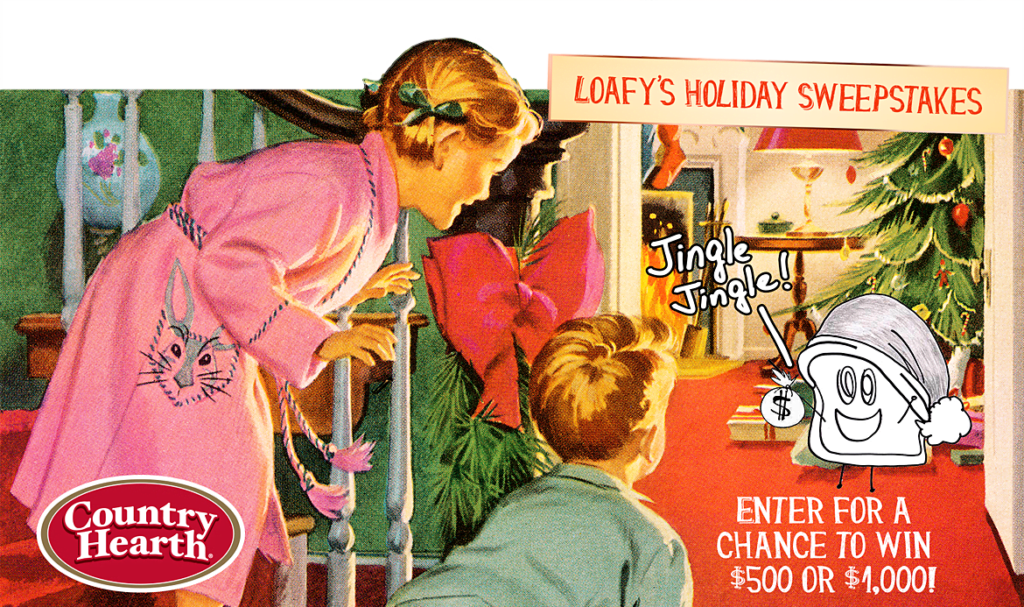 Country Hearth Breads Loafys Holiday Sweepstakes - Win Check