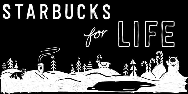 Starbucks For Life 2019 Collect and Win Reward Game - Win Prize
