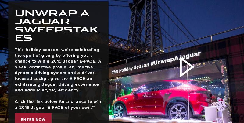 The Unwrap A Jaguar Sweepstakes - Win Car