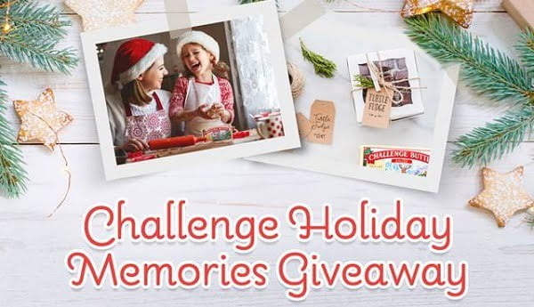 Challenge Butter Holiday Memories Giveaway - Win Gift Card