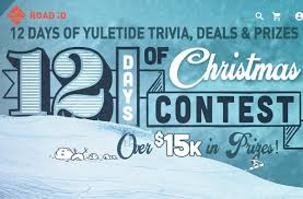 Road Id 12 Days of Christmas Contest - Win Cash Prizes
