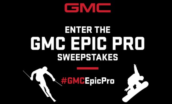 GMC Epic Pro Sweepstakes - Win Gift Card