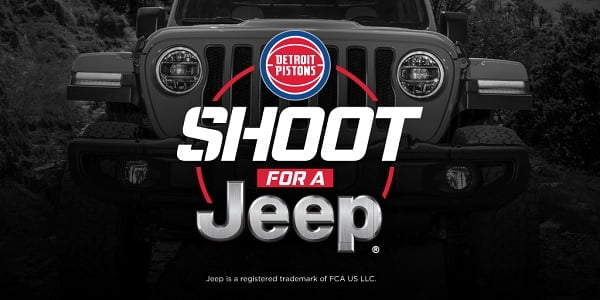 Detroit Pistons Half Court Shot Sweepstakes - Win Prize