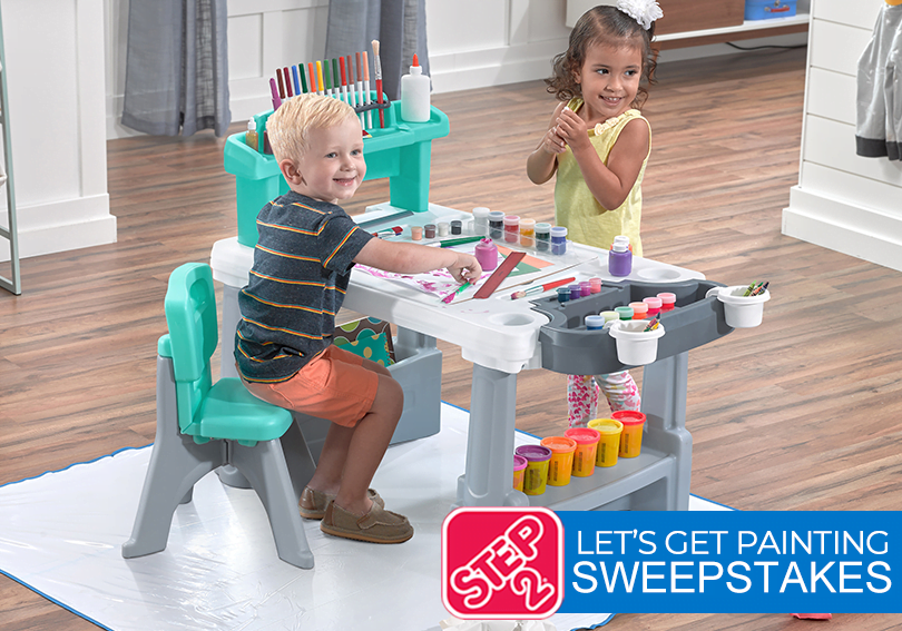 Step 2 Deluxe Creative Projects Art Desk Giveaway