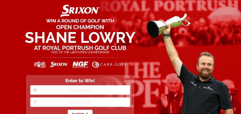 Golfballs.com Shane Lowry Sweepstakes