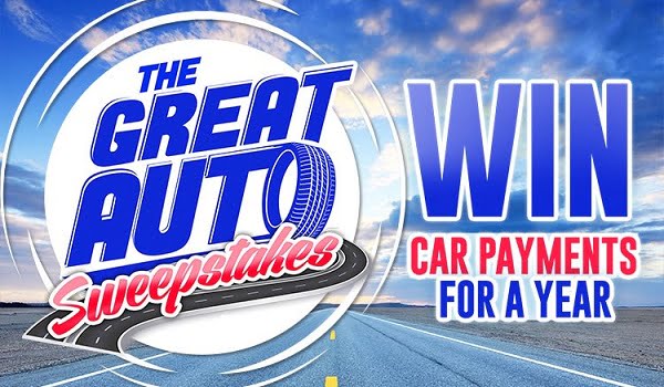 Car Payments for Year Sweepstakes 2020