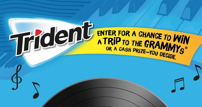 Trident Chew Tunes Sweepstakes and Instant Win Game