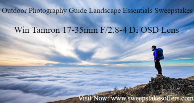 Outdoor Photography Guide Landscape Essentials Sweepstakes