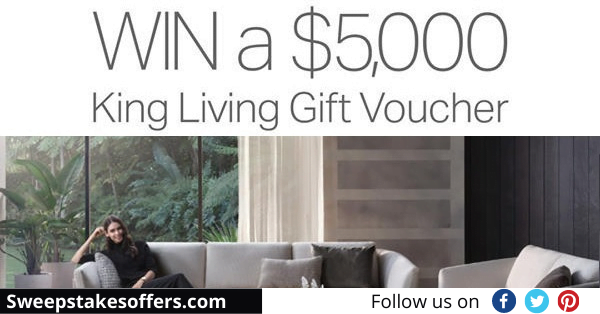 King Living Anniversary Contest