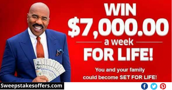 PCH $7000 A Week For Life Sweepstakes
