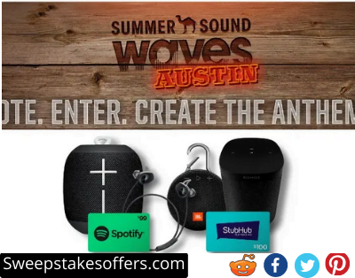 Camel Summer Sound Waves Instant Win and Sweepstakes