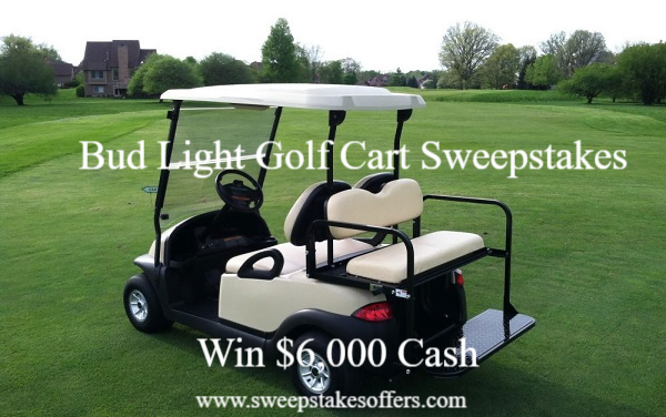 Bud Light Golf Cart Sweepstakes