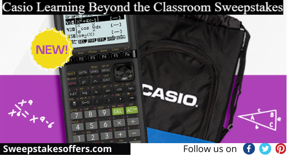 Casio Learning Beyond the Classroom Sweepstakes