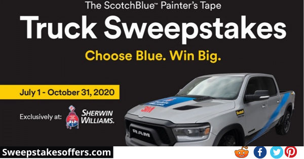 3M Scotchblue Painters Tape Sweepstakes