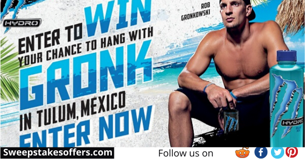 Monster Energy Gronk Sweepstakes