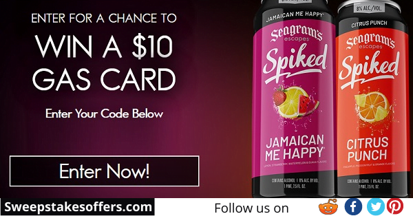 Spiked Gas Card Instant Win Sweepstakes