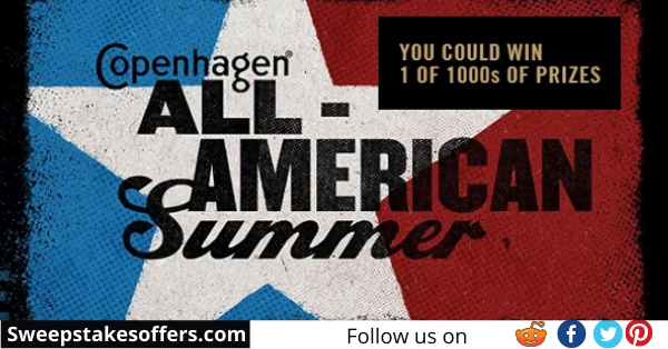 Copenhagen All American Summer Instant Win Game