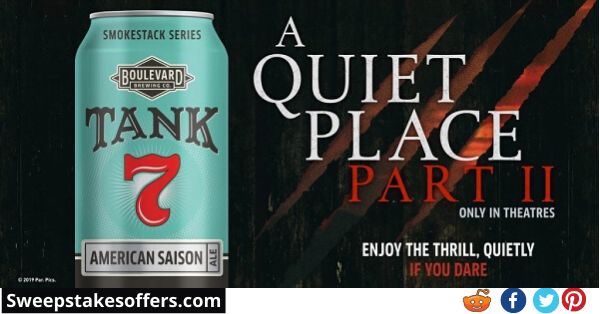 Boulevard Brewing a Quiet Place II Sweepstakes