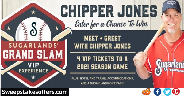 Sugarlands Grand Slam Experience Sweepstakes