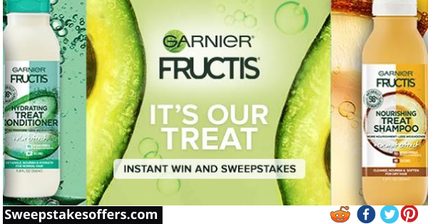 Garnier Instant Win Game and Sweepstakes