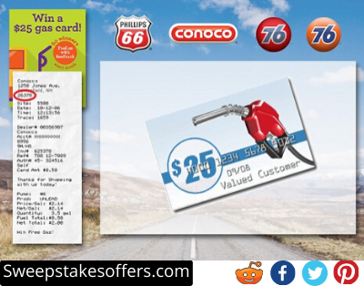 Phillips66 Gas Visit Customer Satisfaction Survey