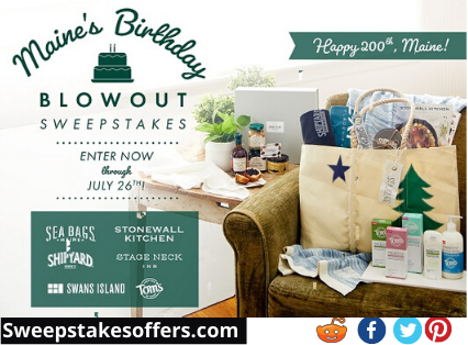Maines Birthday Blowout Sweepstakes