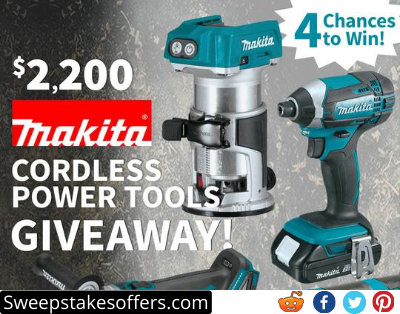 Makita Cordless Power Tools Giveaway