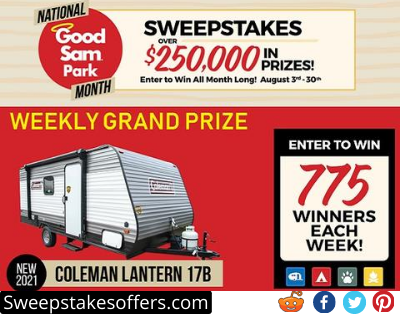 Good Sam Park Month Sweepstakes