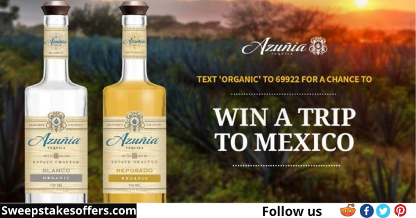 Azunia Tequila Text to Win Sweepstakes