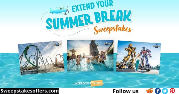 UndercoverTourist Extend Your Summer Break Sweepstakes