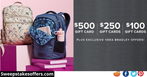 Vera Bradley Back to School Sweepstakes