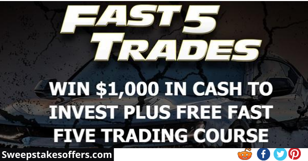 Fast Five Trading $1000 Cash Giveaway