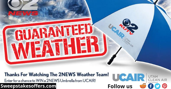 KUTV Guaranteed Weather Umbrella Sweepstakes