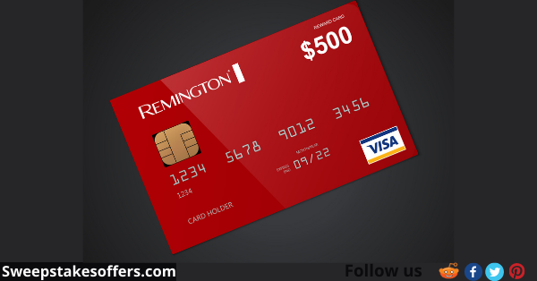 Remington Gift Card Giveaway - Win $500 Visa Gift Card