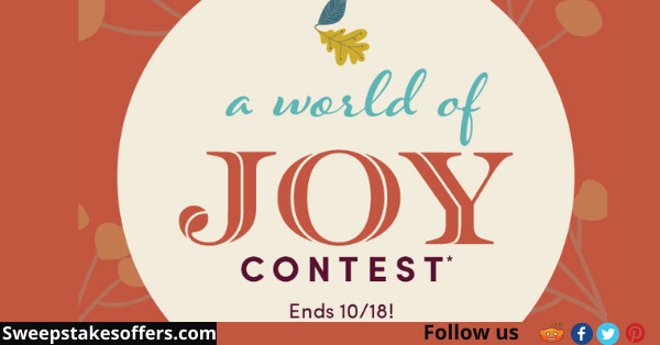World Markets A World Of Joy Contest