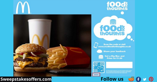 McDonald’s Food for Thoughts Survey | McdFoodForThoughts.com